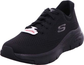 Skechers Womens Arch Fit Big Appeal Sneaker,Black Mesh / Trim,6.5 UK