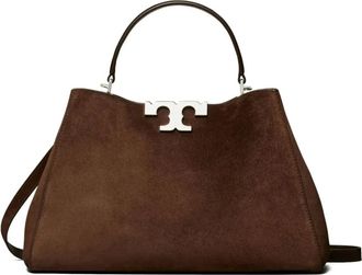 Tory Burch Bolso Satchel Eleanor de ante - Bags - Mujer - Marr&oacute;n - ONE SIZE