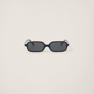 Miu Miu Miu Regard Sunglasses, Woman, Slate Gray Lenses