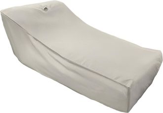 Oviala Funda beige para tumbona modular de jard&iacute;n