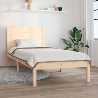 vidaXL Estructura De Cama Madera Maciza 90x190 Cm Vidaxl
