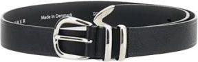 Sunflower Tip End Riem 3-5 cm - Heren - Riemen - Zwart - 85 CM - Leer - Accessoires