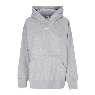 Nike Phoenix Fleece Oversized Hoodie - Dames - Sportshirts - Grijs - M - Katoen - Fitness