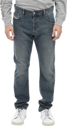 Diesel Passanti cintura Denim 5 tasche Regolare Delave - Heren - Regular Fit Jeans - Grijs - M - Denim - Jeans