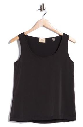 Elie Tahari Scoop Neck Tank in Black at Nordstrom Rack, Size X-Small