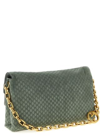 Gucci Womens Bicolor Calfskin Shoulder Bag