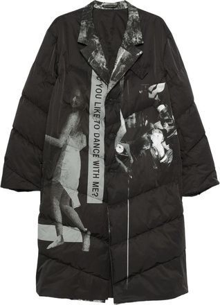 Yohji Yamamoto Single-breasted Padded Coat