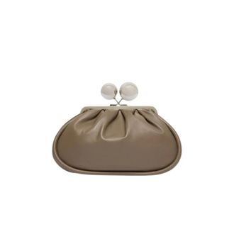Max Mara Tassen, Dames, Grijs, ONE Size, Milvanew Clutch