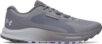 Under Armour Womens Charged Bandit Trail 3 Running Shoes, (024) Titan Gray/Castlerock/Purple Crest, 5.5