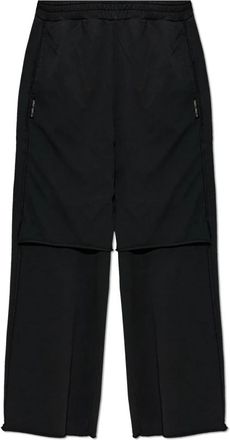 44 Label Group Trainingsbroeken met Vintage-effect - Heren - Sweatpants - Zwart - S - Katoen - Broeken