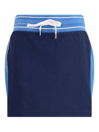 Casablanca drawstring mini skirt - Blue