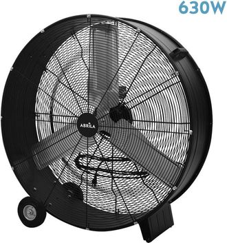 Fabrilamp Ventilatore industriale regolabile Maximum con ruote (motore ac 630W, 2 velocit&agrave;)
