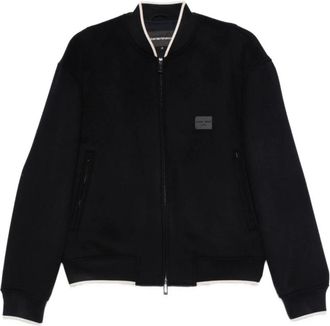 Emporio Armani Bomber Jassen - Heren - Vesten - Blauw - XL - Truien & Vesten