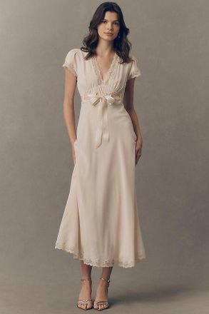 Rixo 100% Silk Marlice Maxi Dress