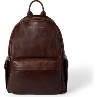 Brunello Cucinelli Calfskin backpack in Burgundy at Nordstrom