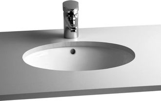 Vitra Lavabo Bajo Encimera Vitra S20 De 42 Cm Con Repisa Para Grifer&iacute;a