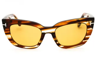 Tom Ford FT1190 Cat-Eye Acetate Sunglasses - Brown