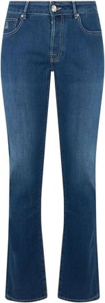 Moorer Pavel Jeans - Dames - Bootcut Jeans - Blauw - W30 - Katoen - Jeans