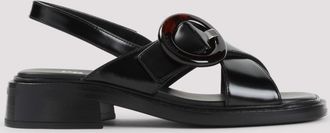 Prada Black Open Toe Sandals