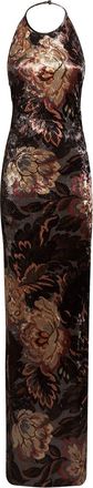 Etro Floral Foliage Printed Chenille Dress