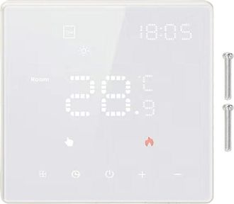 OEM Termostato Inteligente Programable Wifi Para El Hogar, Compatible Con La Aplicaci&oacute;n Tuya, Control Por Voz, 100-250 V Ca, Blanco, 3 A, Apto Para Calefa