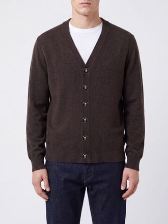 Brunello Cucinelli Cardigan in 100% cashmere con scollo a V e chiusura con bottoni