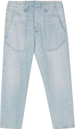 Citizens Of Humanity Pony Boy tapered-leg jeans - women - Organic Cotton - 26 - Blue