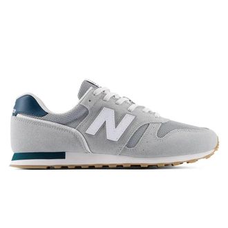 New Balance Mens 373 Trainers Shoes in Grey Leather - Size 41.5 EU/IT