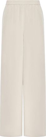 Max Mara SOFT TROUSERS IN HEAVY SILK - Max Mara - Woman