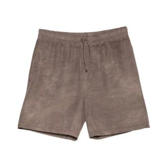 Roberto Collina Casual Shorts, male, Brown, Size: XL Casual Shorts