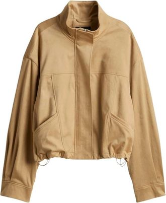 someday Neila Jas - Dames - Jassen - Beige - Maat: M Su&egrave;de