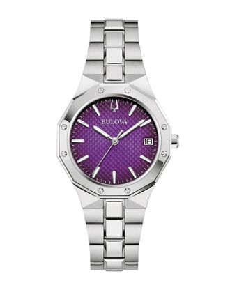 Bulova Prestige Dames Zilveren Horloge 96M168