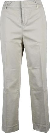 Dondup Meli Chino Broek - Dames - Chinos - Beige - W26 - Katoen - Broeken