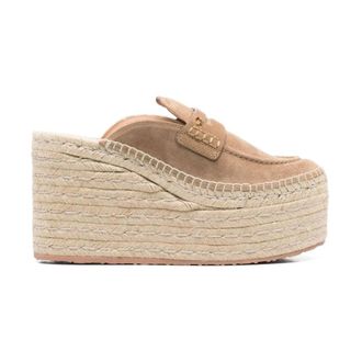 Gianvito Rossi Wedges, female, Beige, Size: 9 US Beige Sandals for Women
