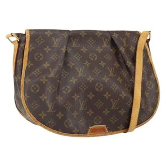 Louis Vuitton Pre-owned Cross Body Bags, female, Brown, Size: ONE SIZE Pre-owned Canvas Cross Body Bag
