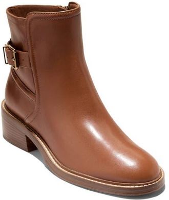 Cole Haan Silvana Buckle Bootie in Ch British Tan Ltr at Nordstrom, Size 9.5