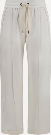 Brunello Cucinelli Pantaloni Track in felpa stretch con monile Woman XL