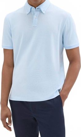 Theory Tailored Function Piqu&eacute; Polo Shirt In Skylight