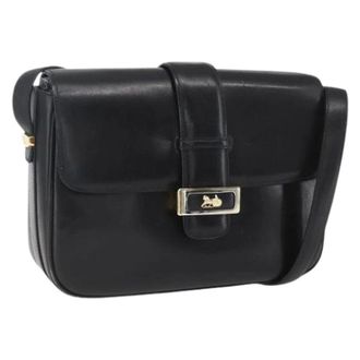 Celine Pre-owned Cross Body Bags, female, Black, Size: ONE SIZE Pre-owned Vintage Cross Body Bag