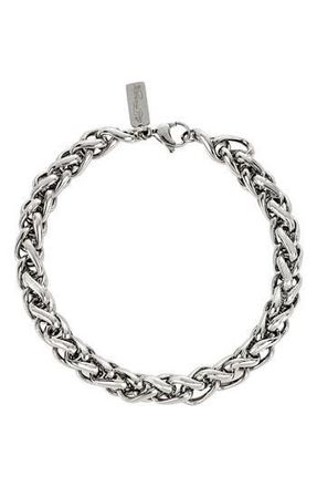 Ed Hardy Mens Interlinked Bracelet in Silver at Nordstrom Rack