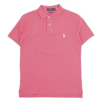 Polo Ralph Lauren Polo Shirts, male, Pink, Size: 2XL Slim Fit Polo