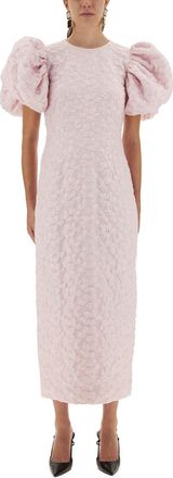 Rotate Jacquard Midi Dress-Donna