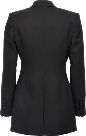 Dolce & Gabbana Womens Black Virgin Wool Blazer Clothing