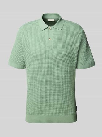 Tom Tailor Relaxed Fit Poloshirt aus Baumwoll-Mix in Mint, Gr&ouml;&szlig;e L