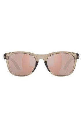 Costa Aleta 54mm Mirrored Polarized Round Sunglasses in Silver Mirror at Nordstrom Rack
