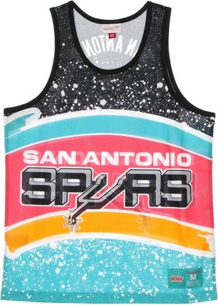 Mitchell & Ness NBA Jumbotron Mesh Tank Top - Heren - Tops zonder mouwen - Veelkleurig - L - Polyester - Tops