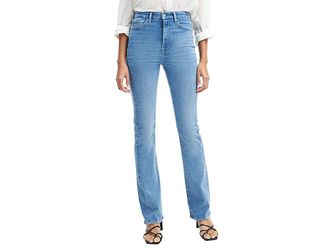 7 For All Mankind No Filter Skinny Boot in Lily Blue Womens Jeans Lily Blue : 33, Cotton/Denim/Elastane