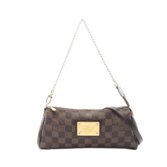 Louis Vuitton Pre-owned Mini Bags, female, Brown, Size: ONE SIZE Pre-owned Eva Damier Ebene Shoulder Bag
