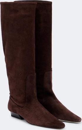 Staud Wally suede knee-high boots