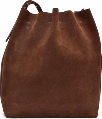 Aesther Ekme Brown Marin Supper Large Leather Shoulder Bag